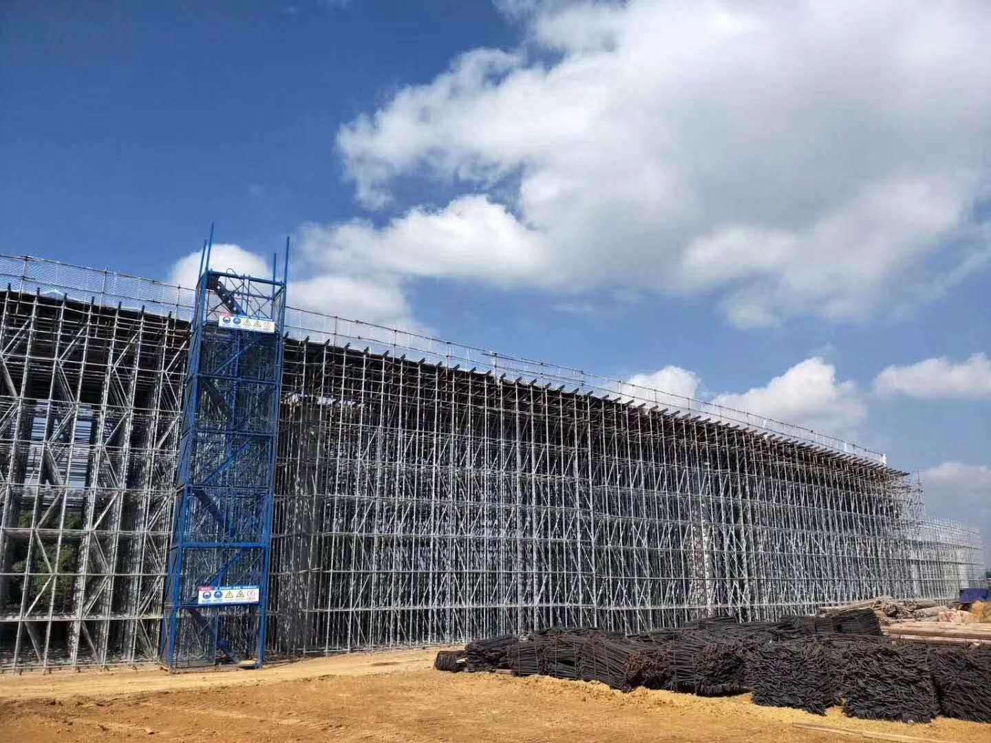 盤扣腳手架搭建周期短，經濟效益好！